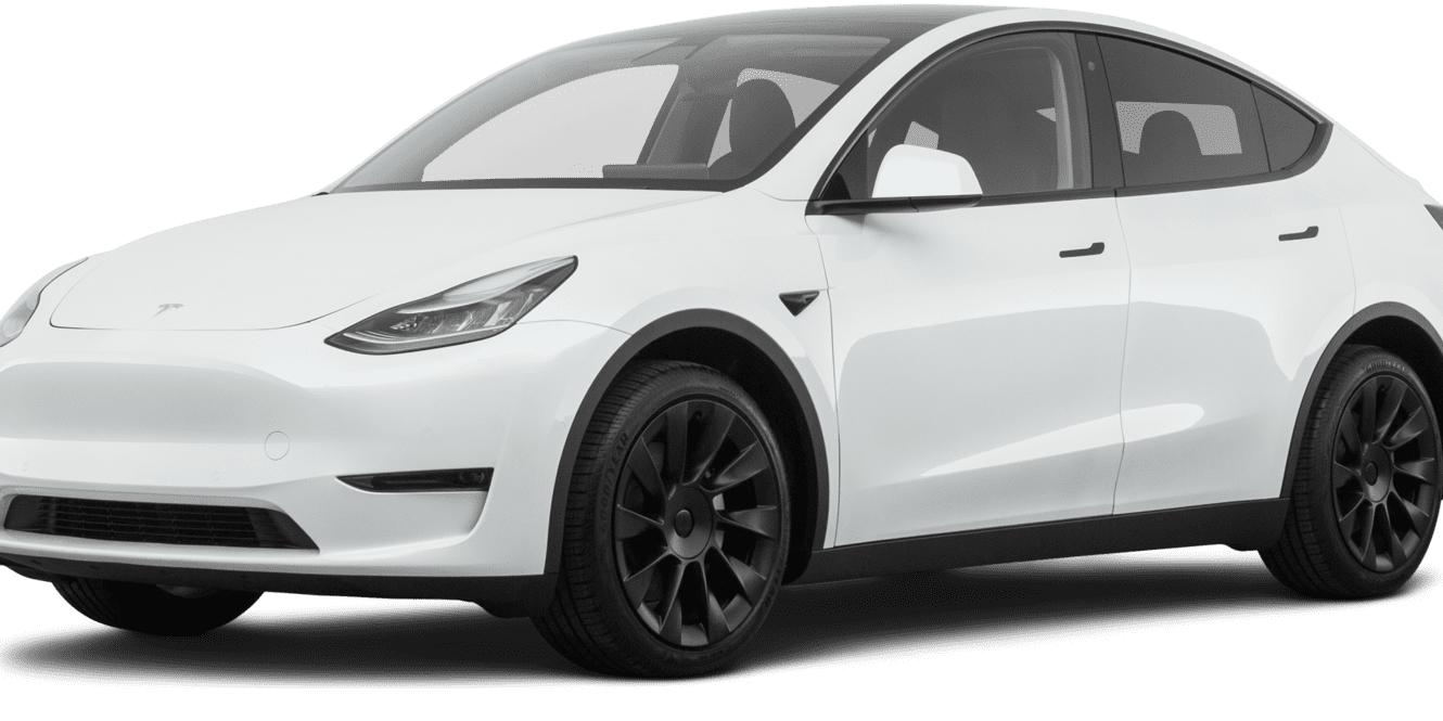 TESLA MODEL Y 2021 5YJYGDED1MF210678 image